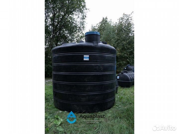 Емкость пластиковая 10 м3 для сыпучих продуктов (в