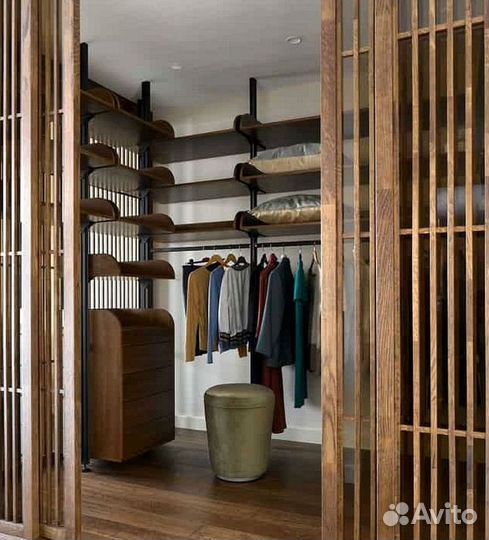 Раздвижные реечные перегородки