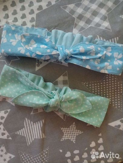 Косынка на резинке,повязка на голову