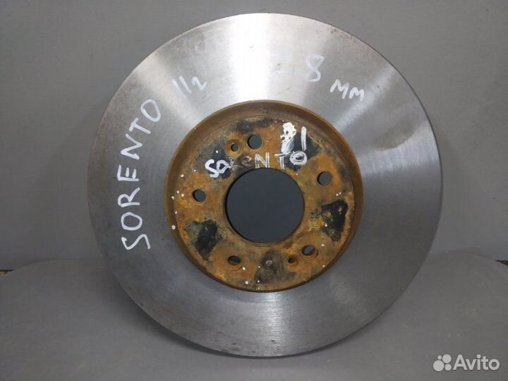 Тормозной диск передний Kia Sorento 2011