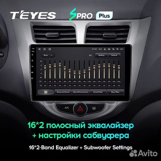 Магнитола Teyes SPro Plus 4/32 Hyundai Solaris 1