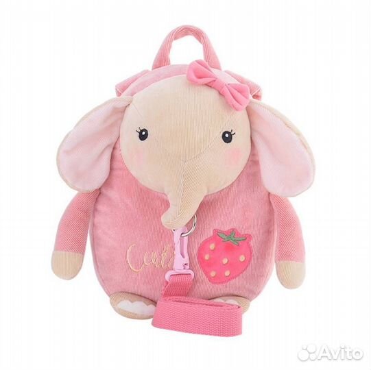 Плюшевый рюкзак слоник