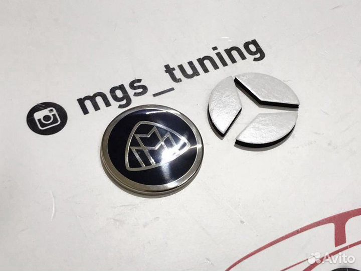 Эмблема на руль Maybach Mercedes S-class 52мм