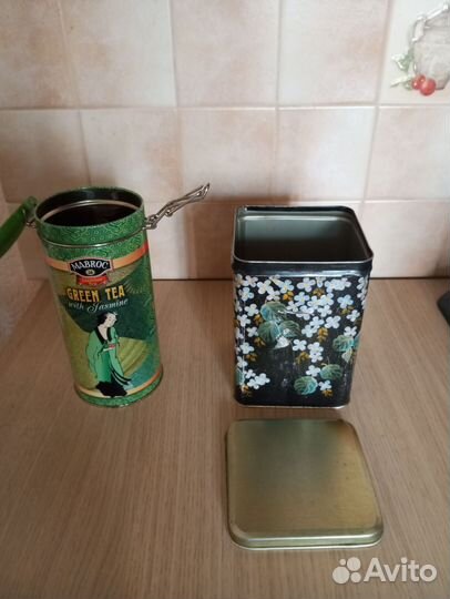 Жестяные банки для чая