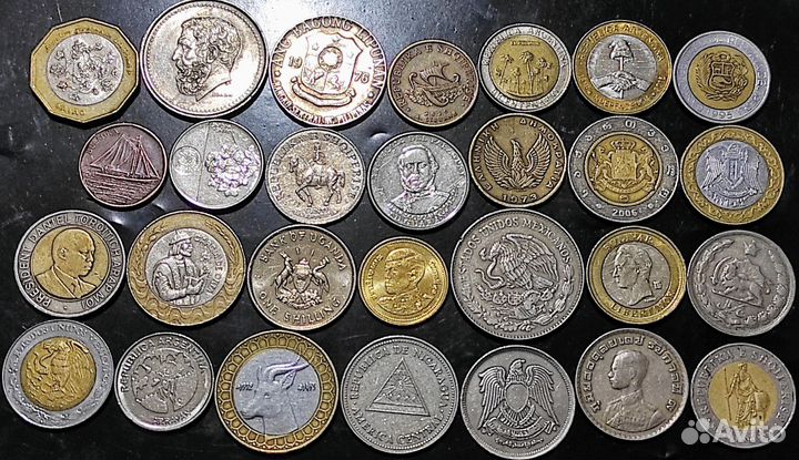 Монеты мира нечастые Экзотика Европа 1940-2022