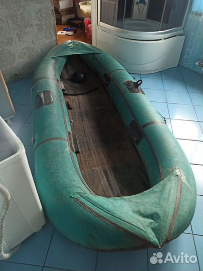 Лодка надувная бу Уфимка.резиновая