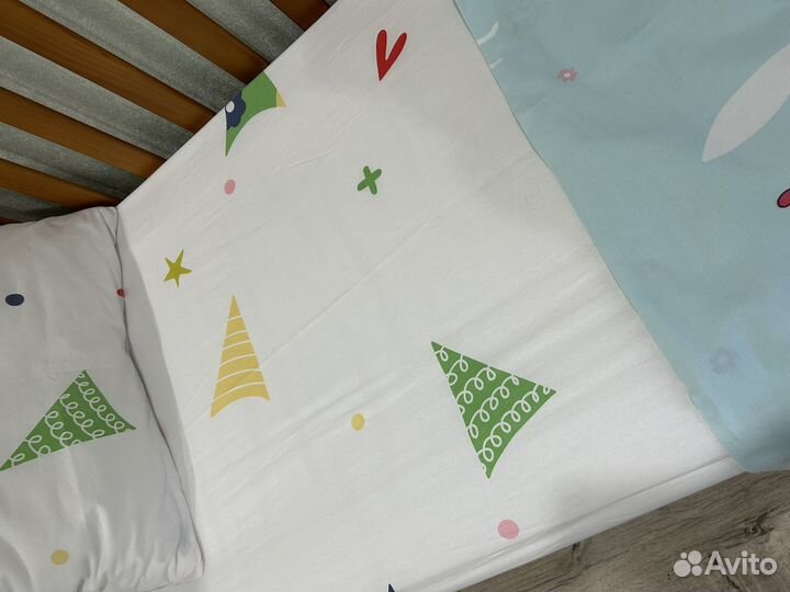 Постельное белье в детскую кроватку 120х60