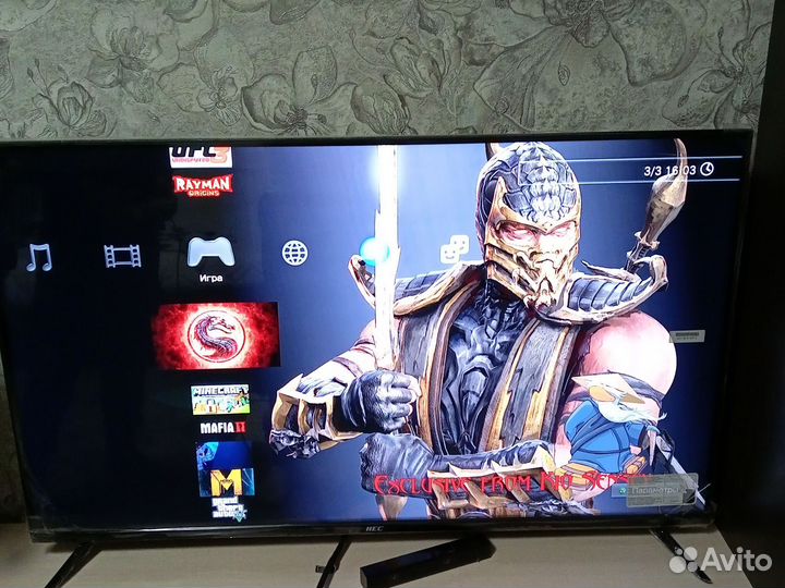 Sony PS3 super slim(500гб) + игры и геймпад