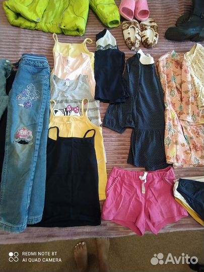Пакет вещей для девочки 122 128