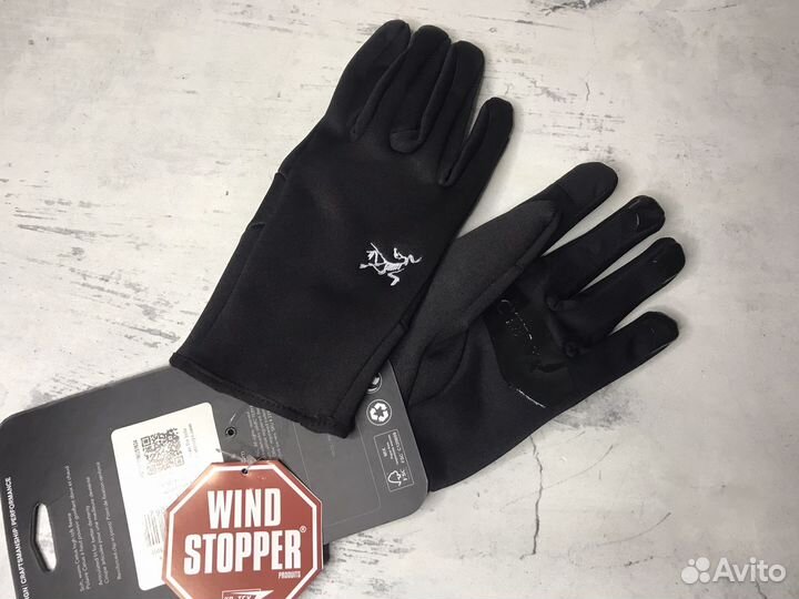 Перчатки arcteryx на флисе с тачскрином