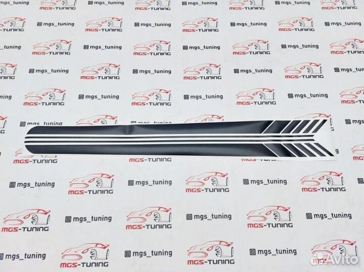 Наклейки AMG Edition на GLC-Class X253 черный мат