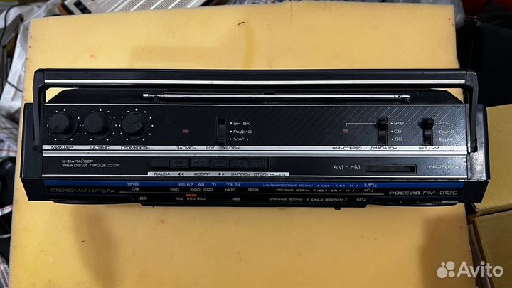 Кассетная магнитола россия рм -212 С