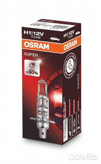 Н1 12V (55W) Лампа +30% света 64150SUP Osram