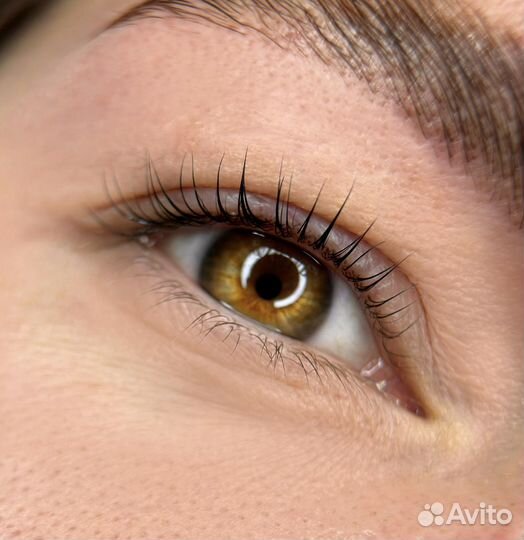 Ламинирование ресниц /оформление бровей