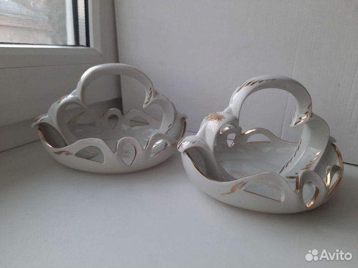 Конфетница фарфоровая