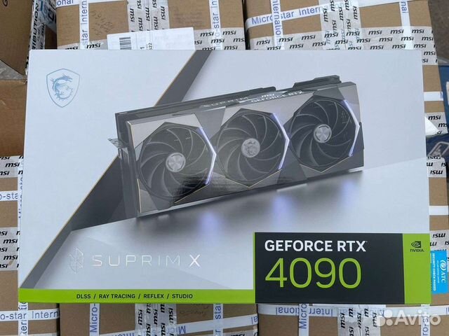 Видеокарты RTX 4090 MSI suprime X новые рст