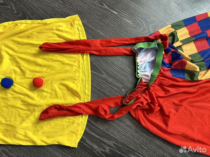 Костюм клоуна взрослый 160-170 см