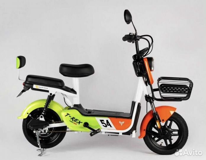 Электроскутер T-REX Power Super (orange/green)