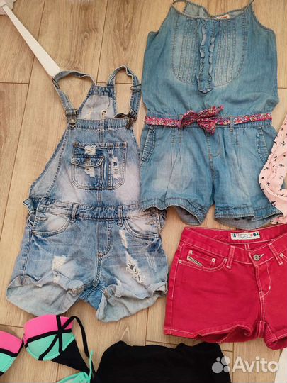 Одежда для девочки, 146 рост, джинсовый костюм