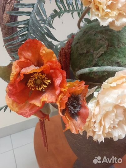 Интерьерная композиция и кукла ручной работы