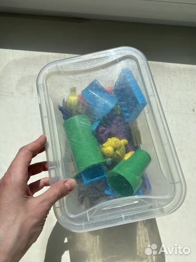 Кинетический песок с песочницей