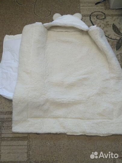 Конверт зимний на овчине для мальчика или девочки