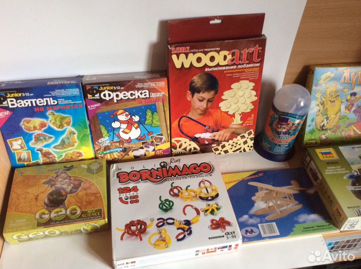 Игрушки наборы для творчества,фокусы,опыты