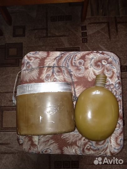 Фляжка и котелок армейские СССР