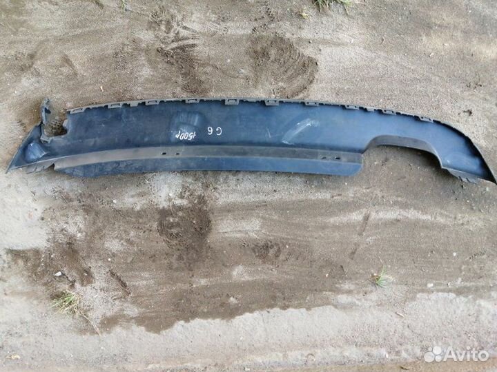 Спойлер (юбка) бампера задний Volkswagen Golf 6