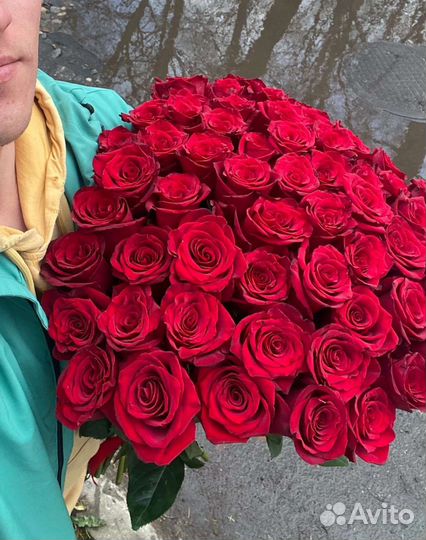 Цветы розы букет