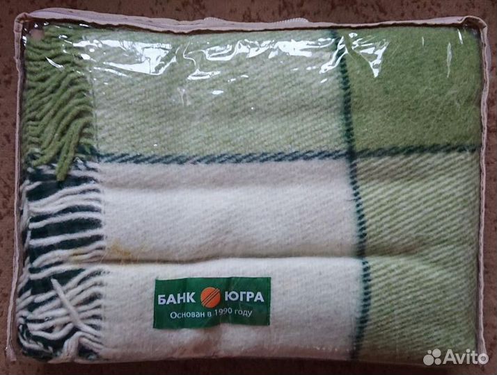 Плед новый Раритет Банк Югра
