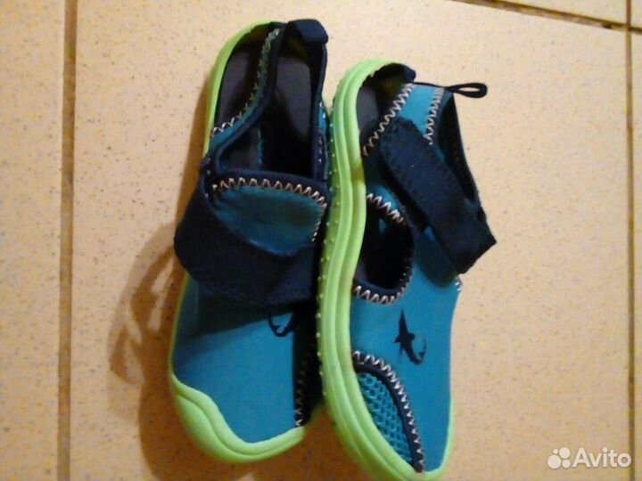 Коралловые тапочки для плавания 25 размер