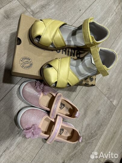 Сандалии Futurino (кожа), Туфли Kedini (новые) 29