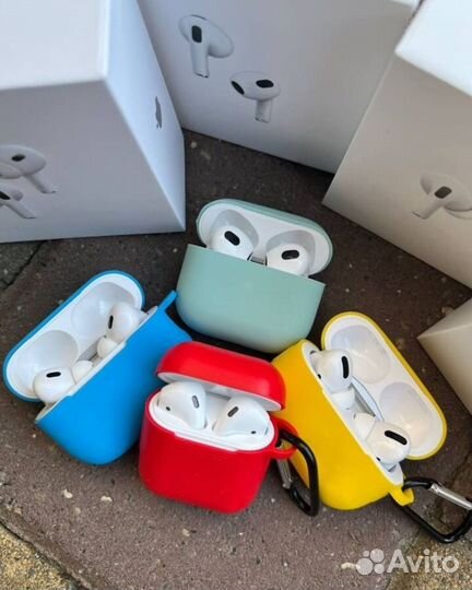 AirPods Pro Premium / AirPods 3 /AirPods + Чехол)