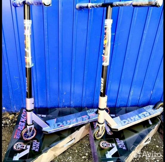 Самокат взрослый трюковый парковый