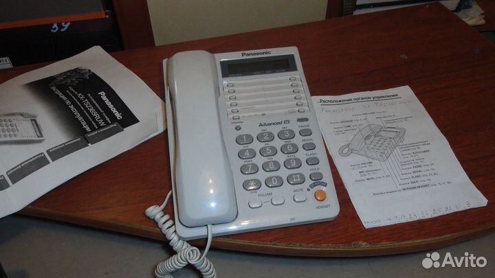 Телефон panasonic KX-TS2365\ tgha20-радио-2шт