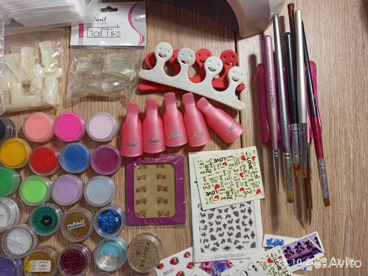 Лампа led 48 вт, набор для маникюра