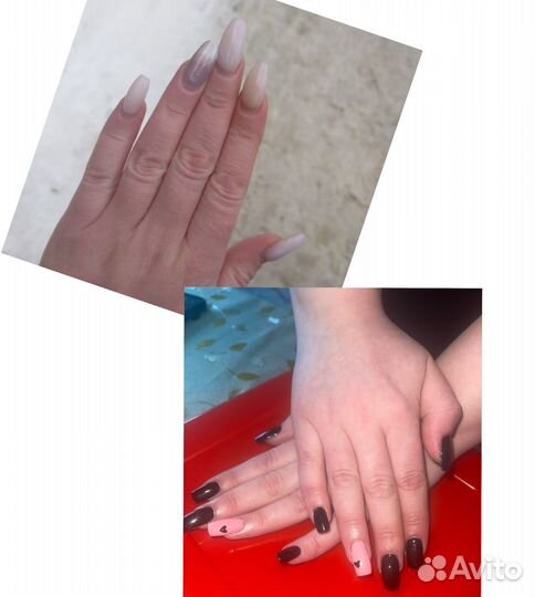 Требуется модель на маникюр с наращиванием