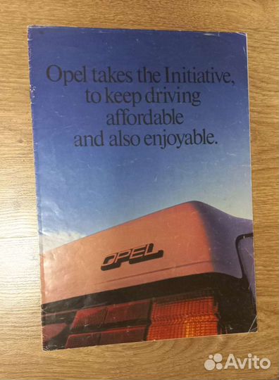 Проспект Opel 1981 год