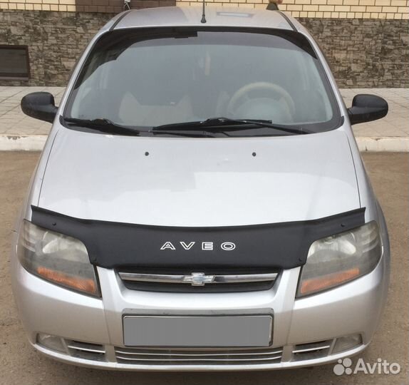 Дефлектор капота Chevrolet Aveo 03-06sd, 03-08hb