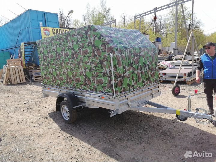 Прицеп мзса для мототехники. Доставка 817712.022