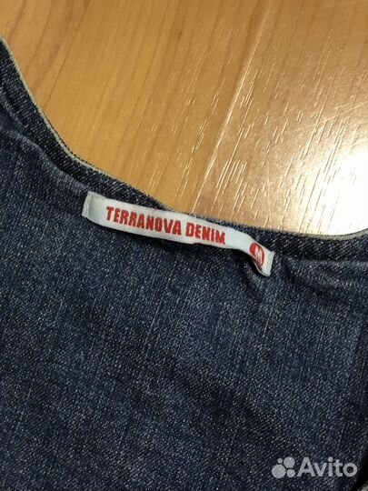 Джинсовый комбинезон женский 46 размер