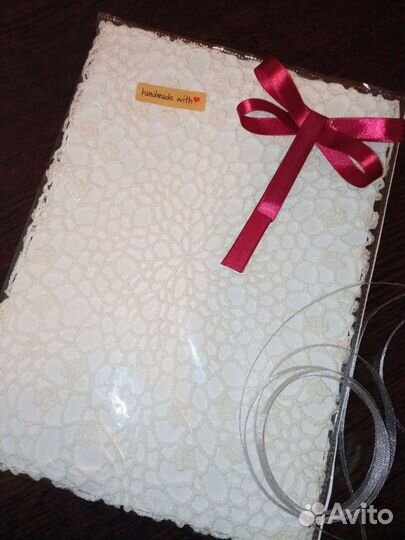 Салфетка вязаная кружевная ажурная