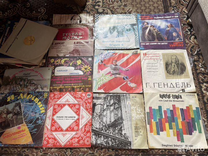 Виниловые пластинки СССР