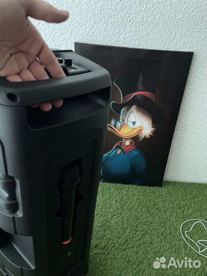 Большая блютуз портативная колонка напольная