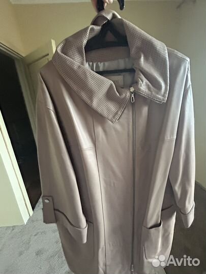 Кожаный плащ женский натуральная кожа