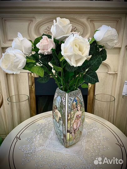 Ваза 2 л 11,5х11,5х25 см Elan Gallery Времена года