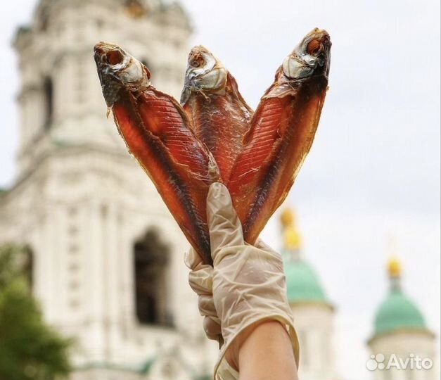 Вобла вяленая с икрой