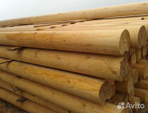 Оцилиндровка лиственницы оптом от производителя