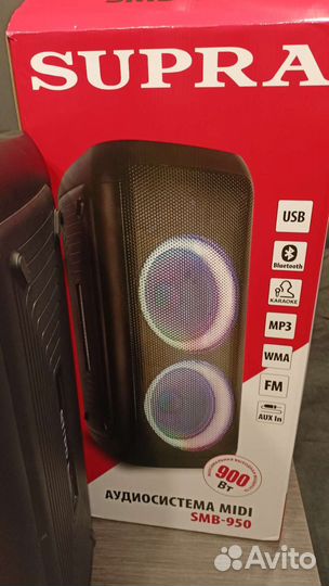 Блютуз колонка Supra SMB-950